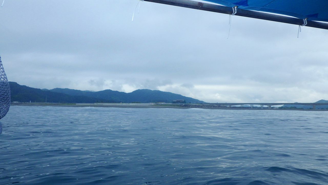 仁淀川河口の駐車場に観光交流施設建造中 竹村貸舟店 高知県 浦ノ内湾 宇佐 須崎市横浪半島沖の船釣り 釣果情報 ブログ