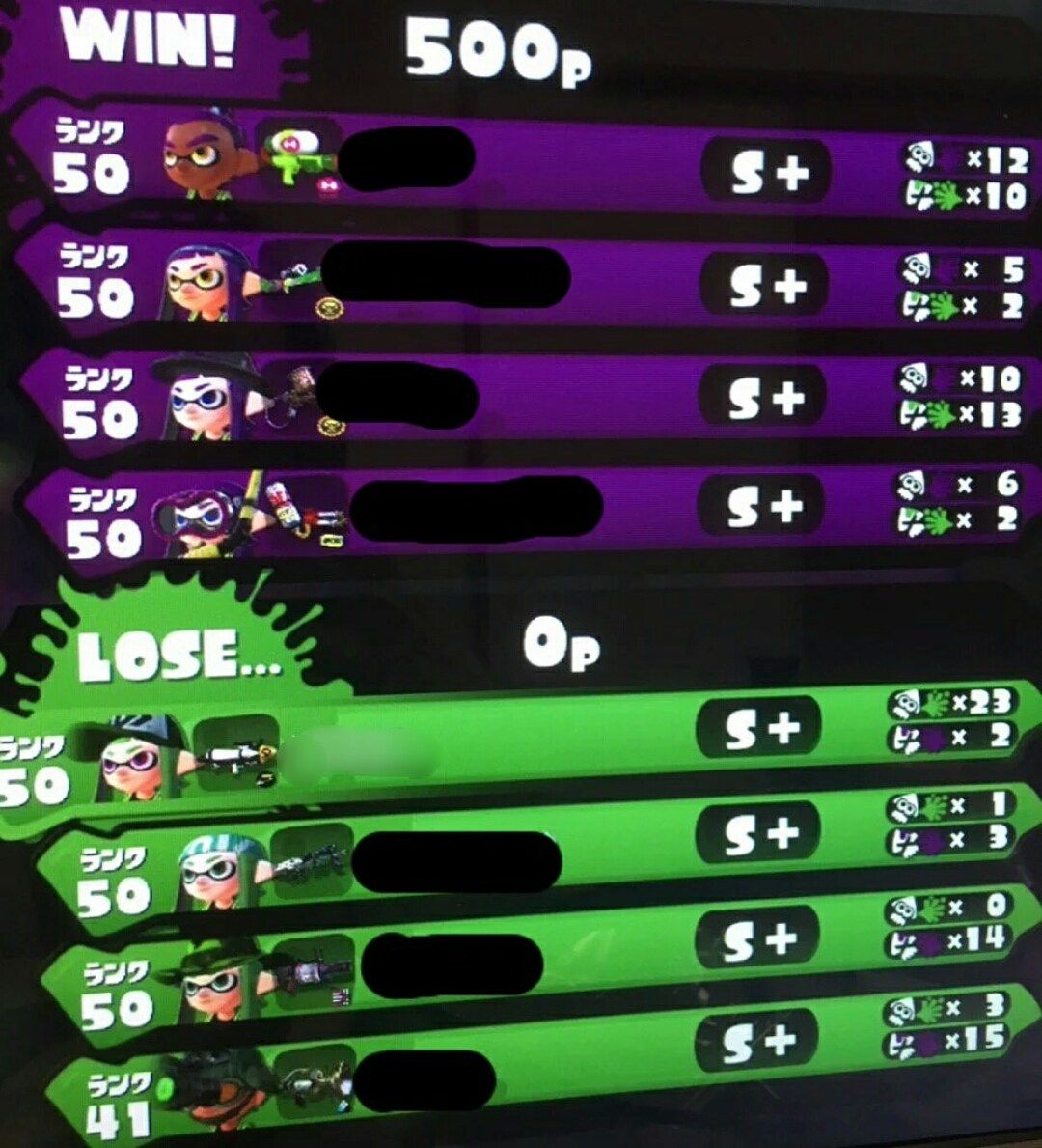 衝撃画像 22キルしても勝てない 0キル14デスの96凸がいるしなんか色々すごいぞ イカちゃんネル