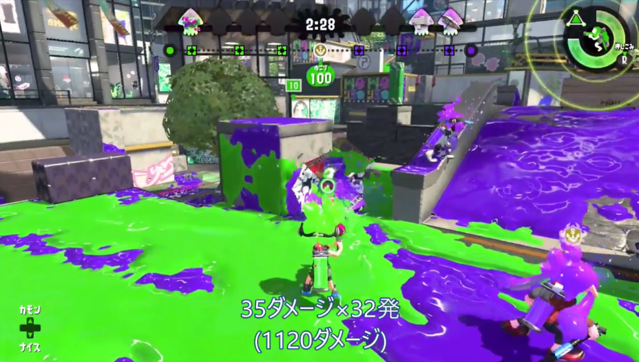 スプラトゥーン２ パラシェルター傘の耐久値など１０の謎を検証 イカちゃんネル