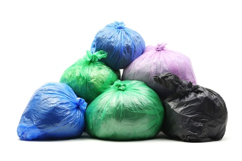 Various-coloured-garbage-bags-for-different-uses