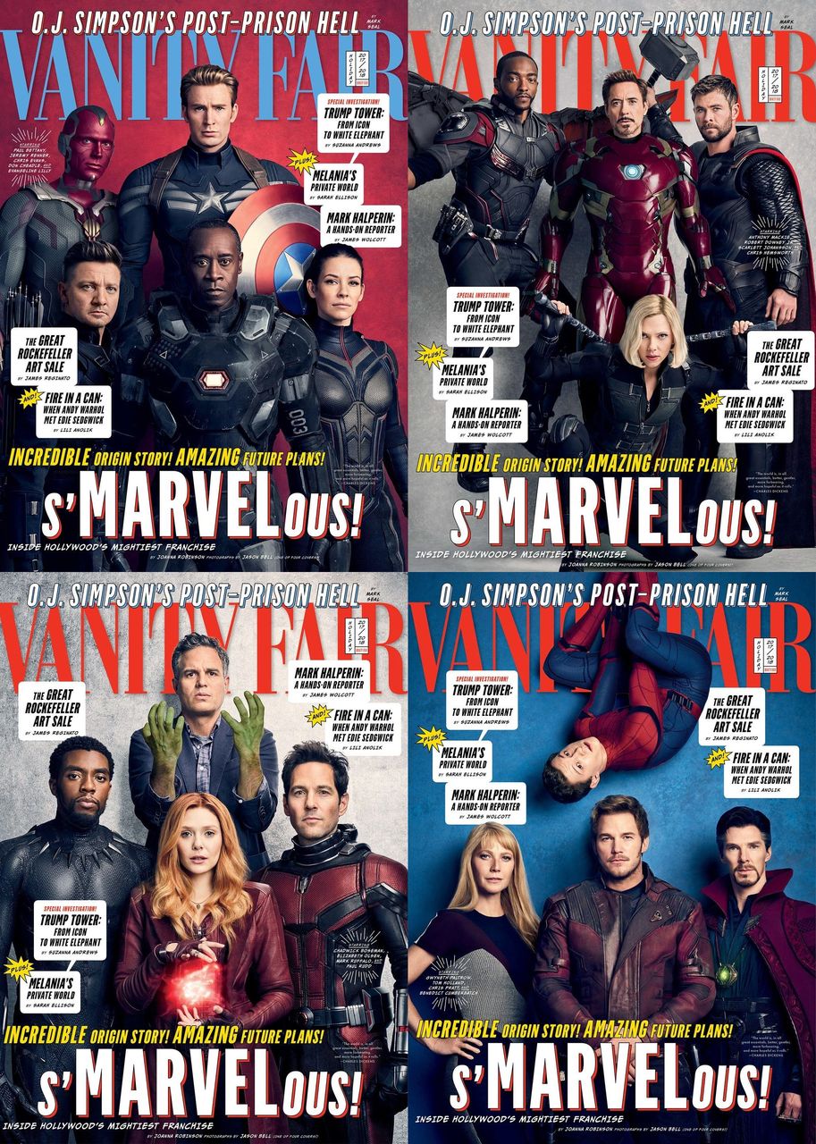 アベンジャーズ3 Vanity Fair誌の表紙がマーベルヒーローに アメコミまとめ速報 アベンジャーズ3 Vanity Fair誌の表紙がマーベルヒーローに アメコミまとめ速報