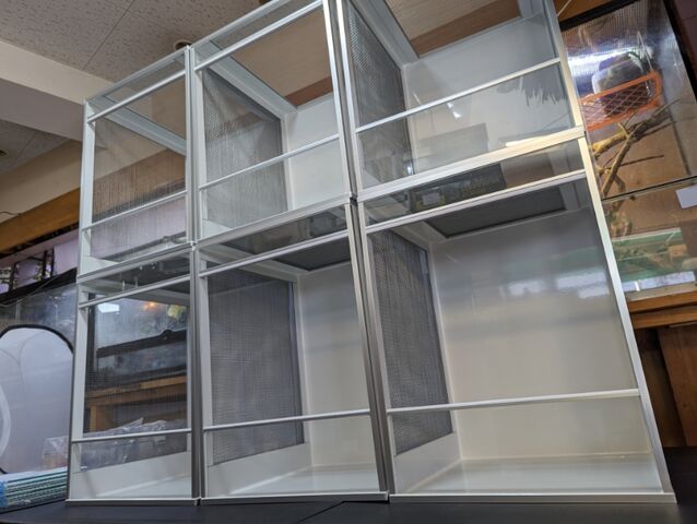 1台限り 特注仕様 ガラスケージ300x300x450㎜ 未使用品