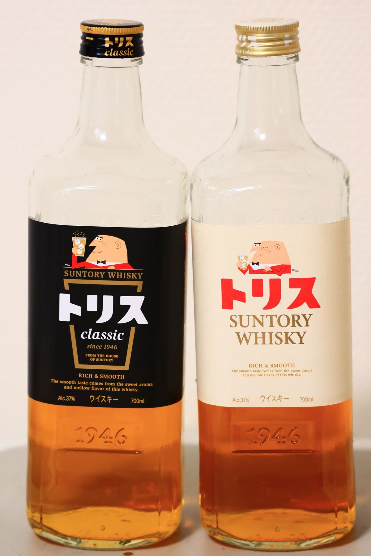 トリスのラベルが新しくなったので飲み比べてみた : RERAのウイスキー
