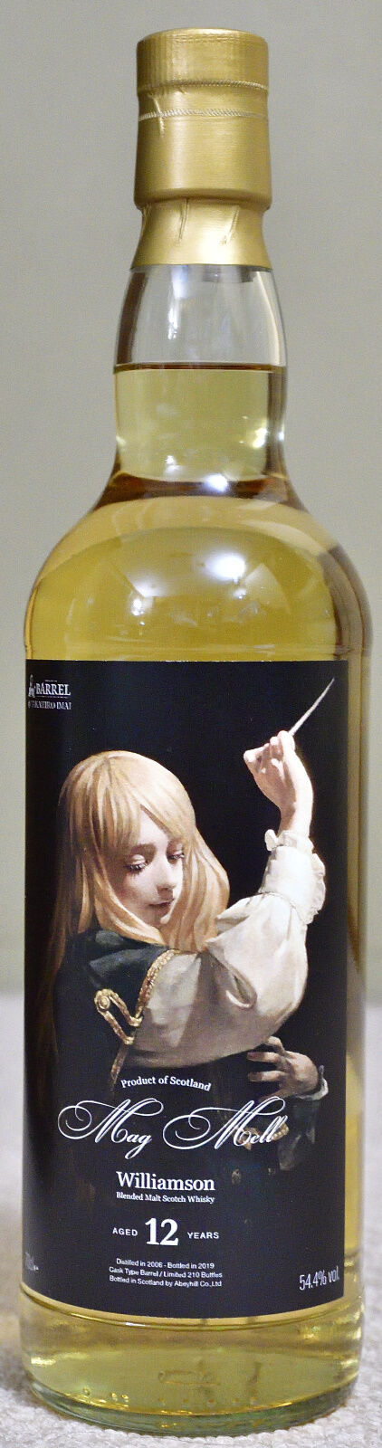 BARREL マグ・メル ウィリアムソン12年 : RERAのウイスキーブログ BARREL マグ・メル ウィリアムソン12年 : RERAのウイスキーブログ