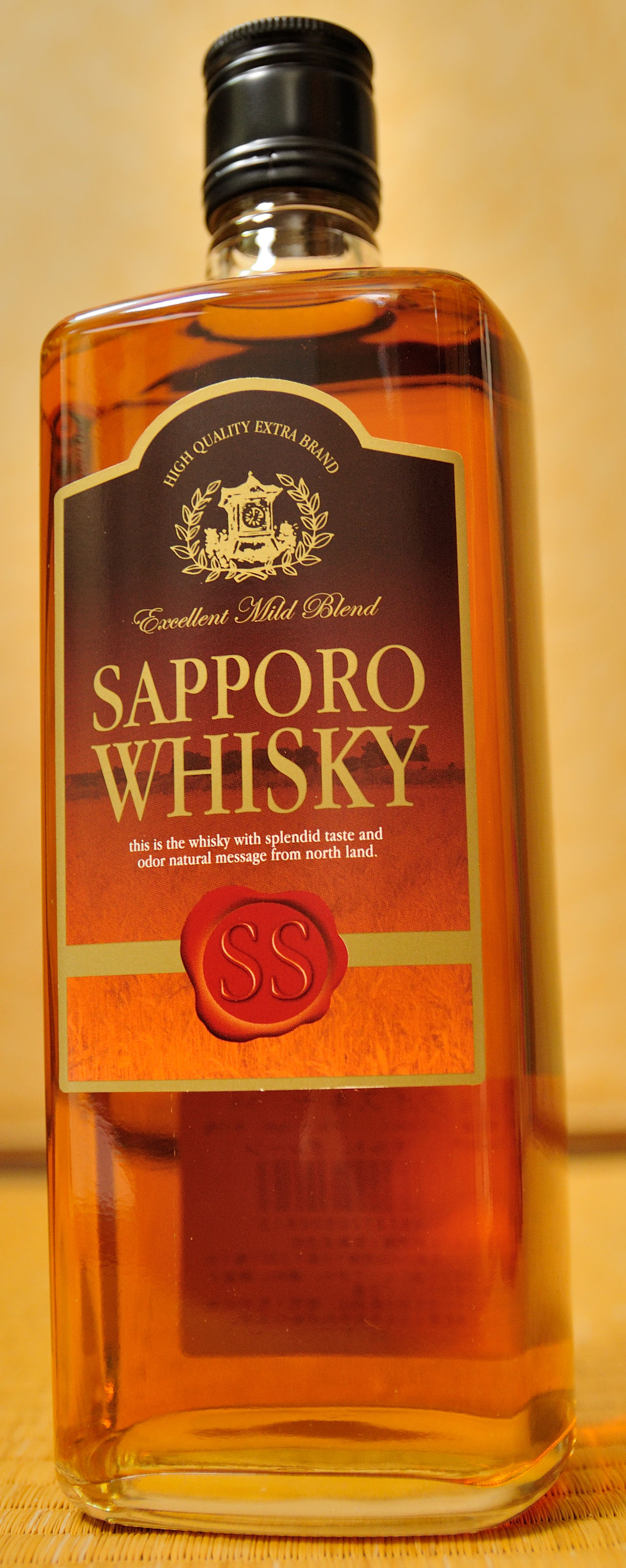 札幌酒精 サッポロウイスキーSS 43° : RERAのウイスキーブログ