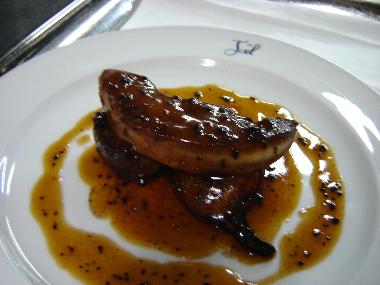 フォアグラのソテー イチジク添え レストランジョエルの物語