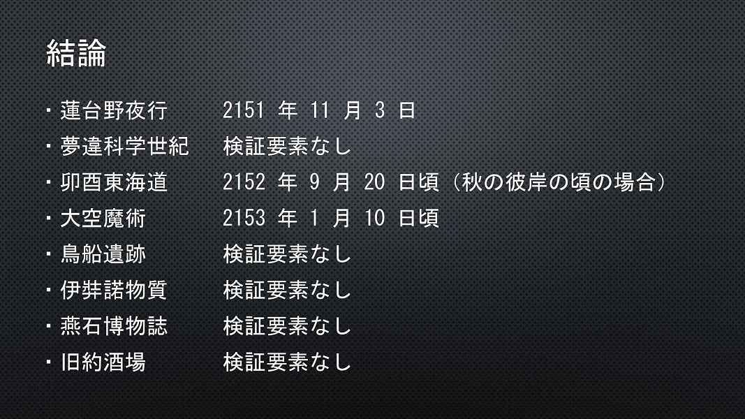 月と星から考察する秘封倶楽部の年代 幻想郷フォーラム17版 京都秘封探訪
