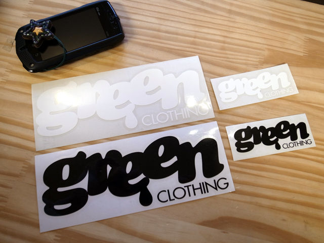 ☆超目玉】 greenclothing ステッカー GREEN CLOSING ステッカー
