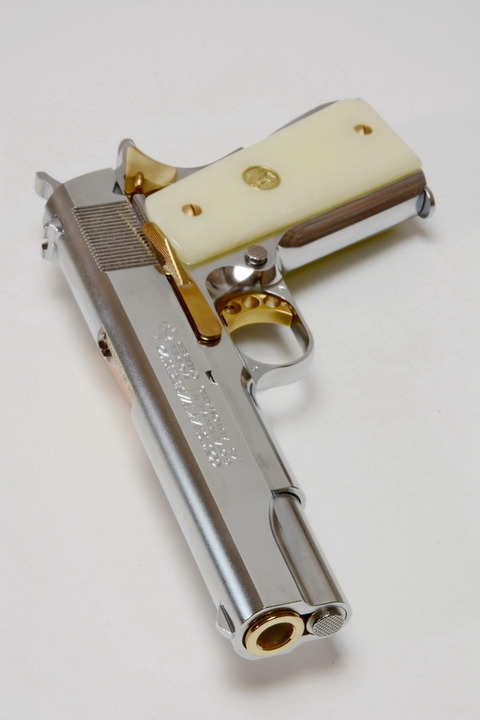 コルトガバメントシリーズ70ニッケルフィニッシュ TOKYO MARUI 東京マルイ コルトガバメント シリーズ70 ニッケルF