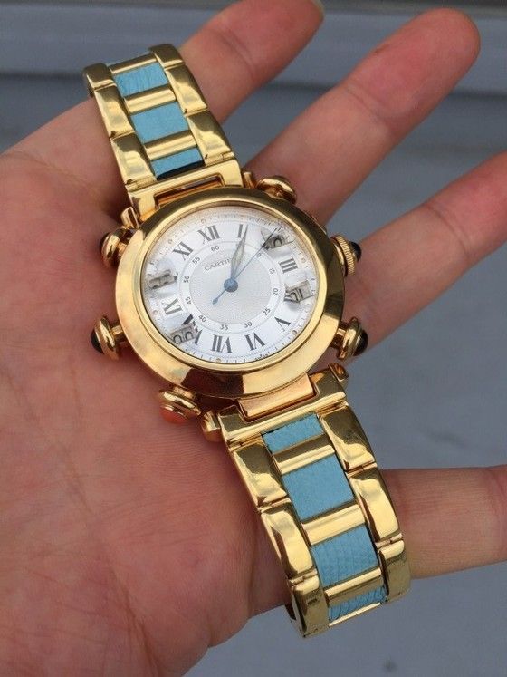 カルティエ　パシャ？　ブレスレット　駒　ベルト　時計 楽天市場】＼納期3ヶ月／ カルティエ パシャ 対応 型押し