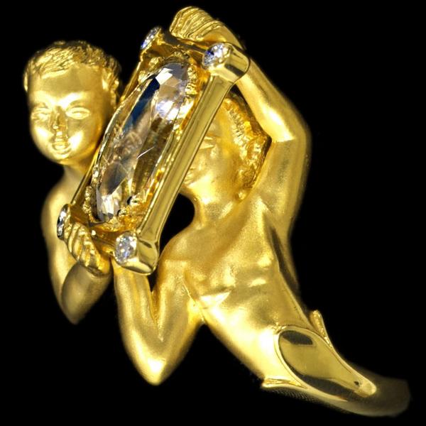 カレラ イ カレラの水晶鏡リング カルティエ番長