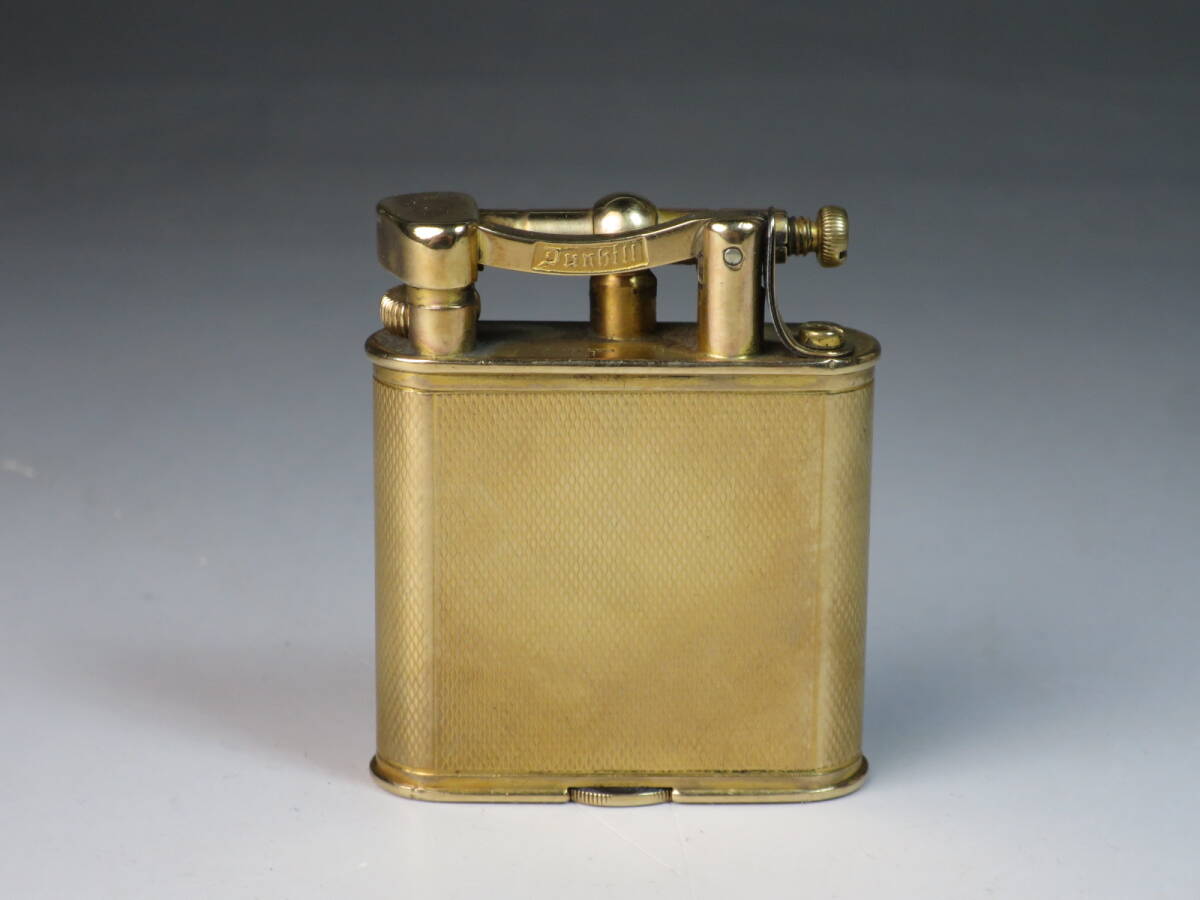 ダンヒル ユニーク K9 ゴールド 375 オイル ライター 喫煙具 約37.3g 着火× dunhill