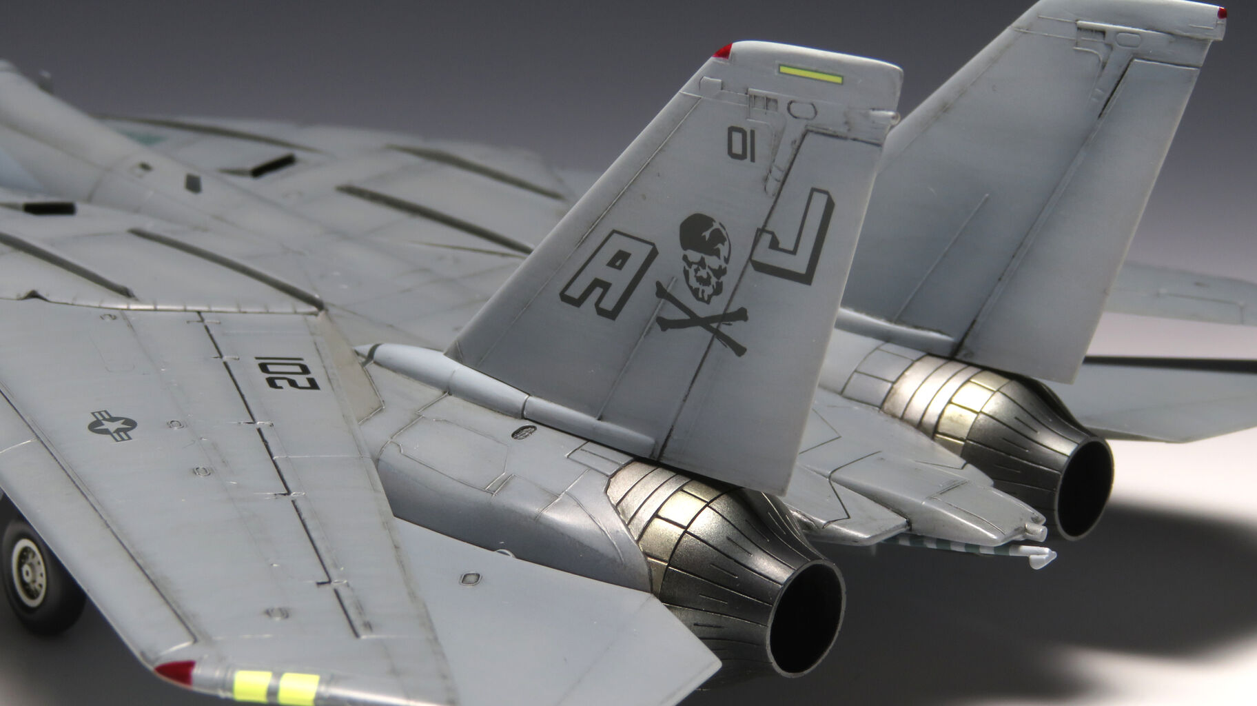 ハセガワ 1/72 F-14A トムキャット（ロービジ） 旧版 完成｜VF-84仕様