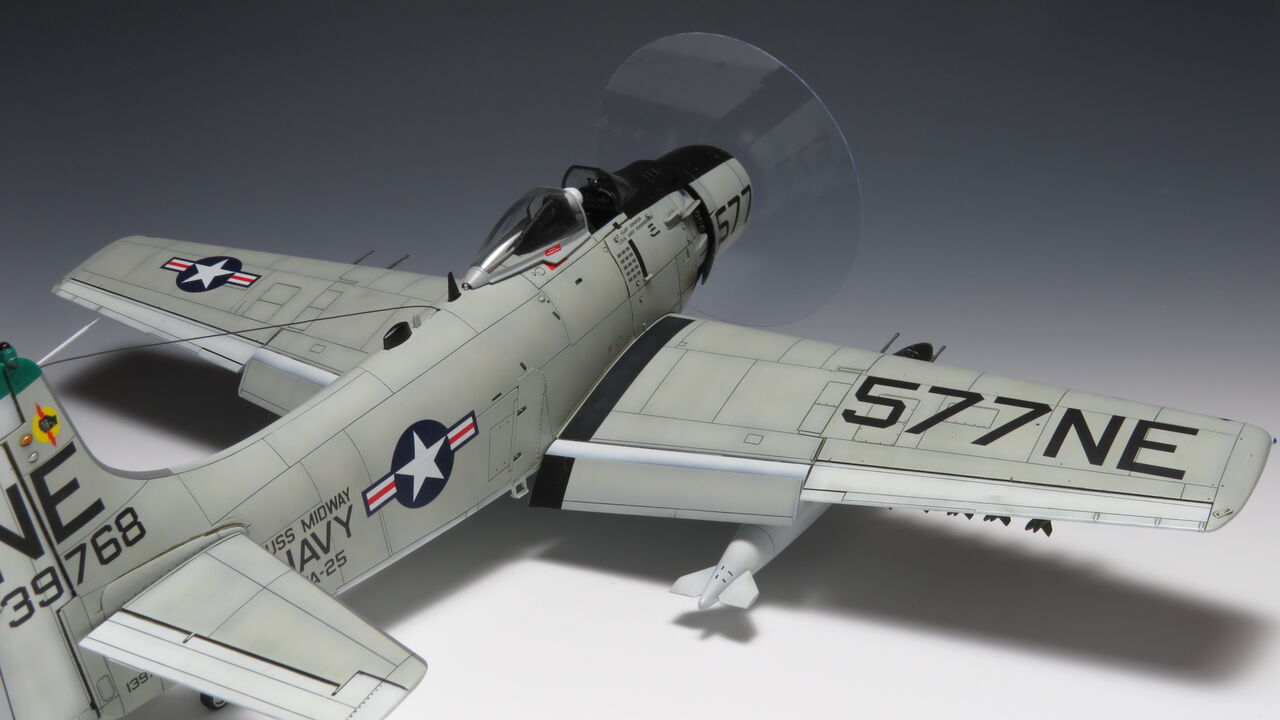 タミヤ 1/48 A-1H スカイレイダー を作る 最終回 : Fighting