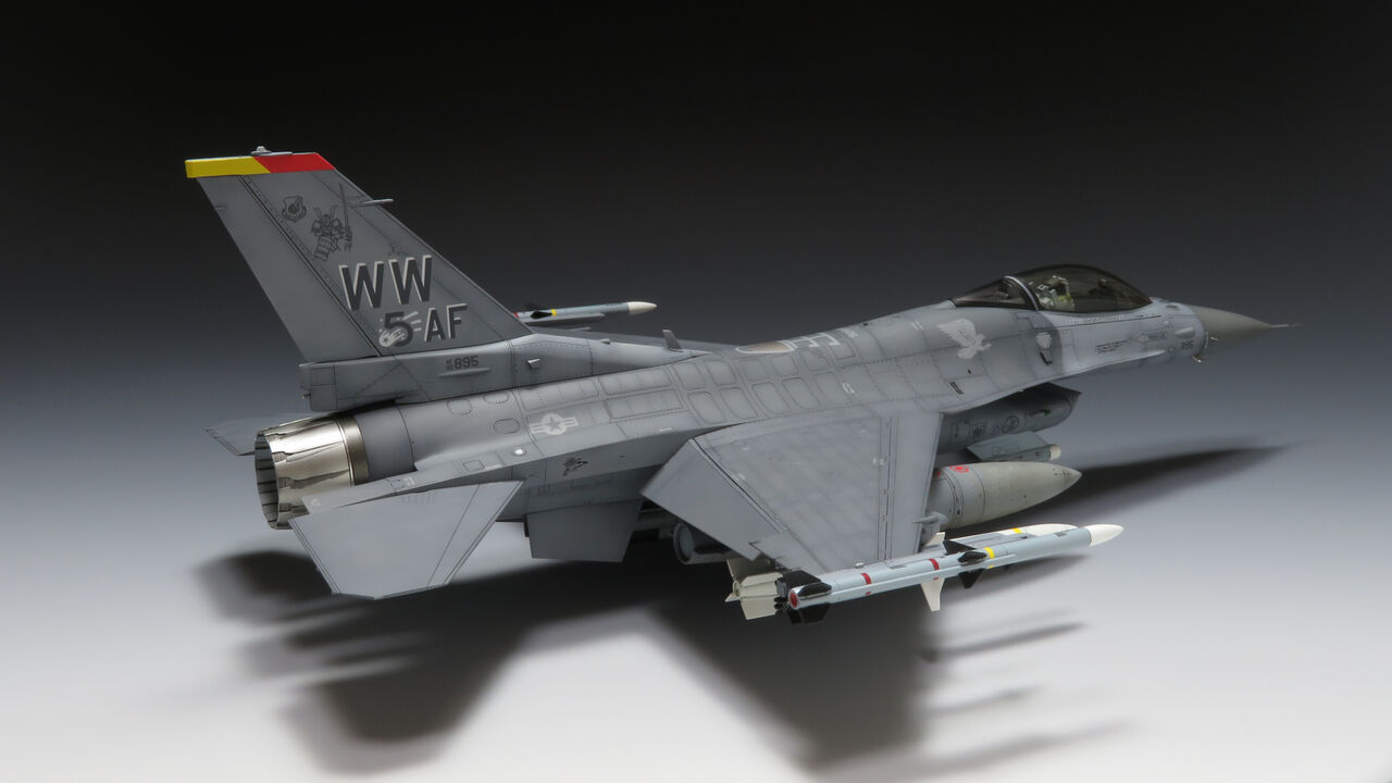 タミヤ 1/48 F-16CJ ファイティングファルコン を作る 最終回