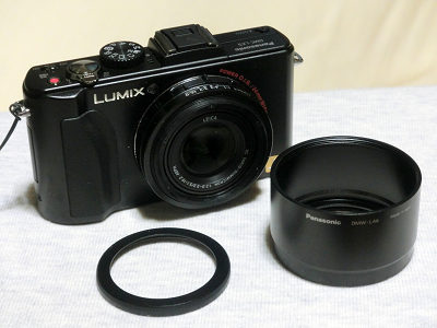 LUMIX LX5~ワイドコンバージョンレンズDMW-LWA52 : ロードバイクと
