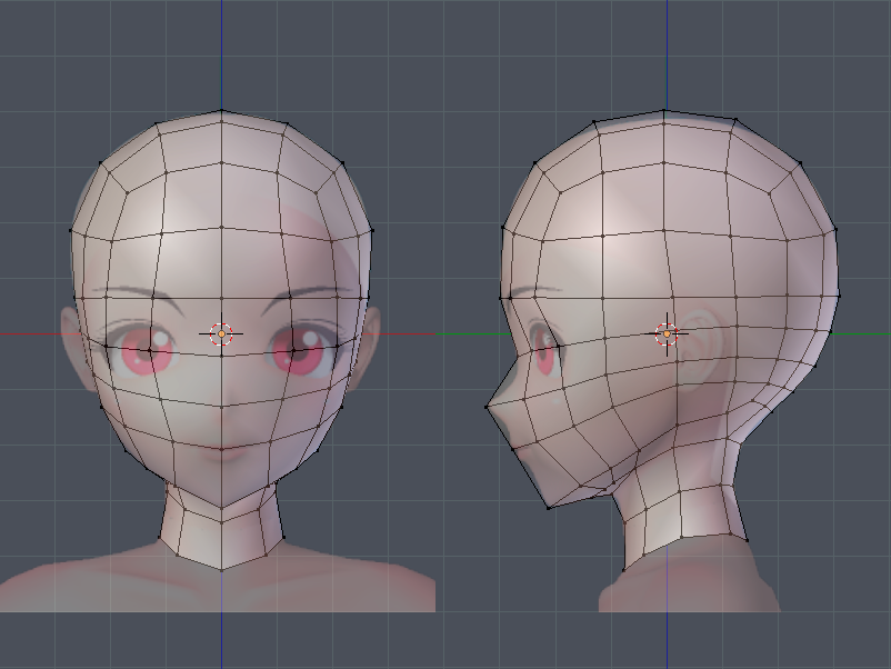 Blenderで頭部を作ろうとしたけど迷走中 : RGBA blog