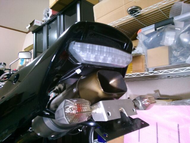 ZRX1100テールランプ キット込ZRX400/1100/1200☆RGB 流テールランプ