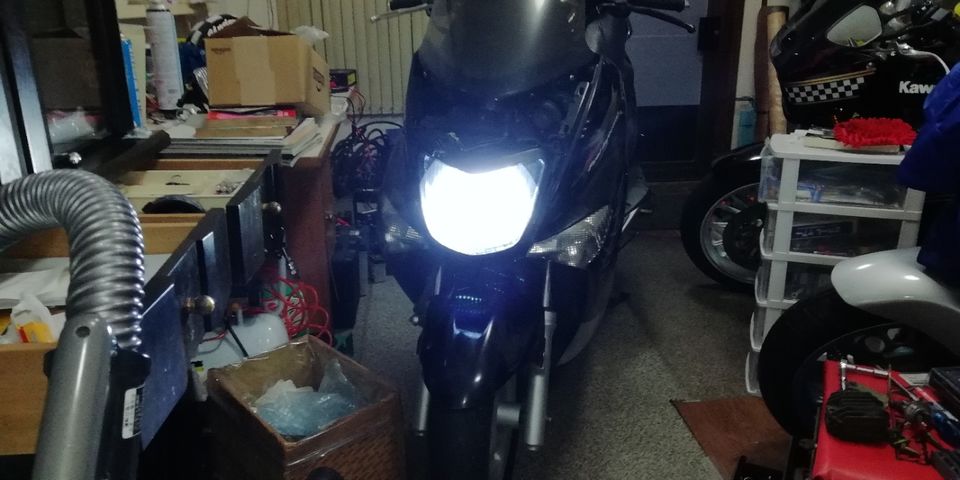 ⭕️マジェスティ125⭕️ キャブ車/バーハンカスタム/LEDヘッドライト/柏市 ⭕️マジェスティ125⭕️ キャブ車/バーハンカスタム/LEDヘッドライト