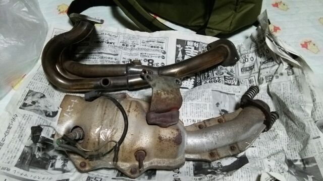 ホンダ ビート PP1 純正エキゾーストマニホールド PP1 : エキゾーストマニホールド - HONDATWINCAM