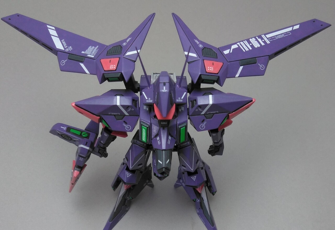 wave 1/144 バイパーⅡ(2P) : 緑内障だけどガンプラ作っていい