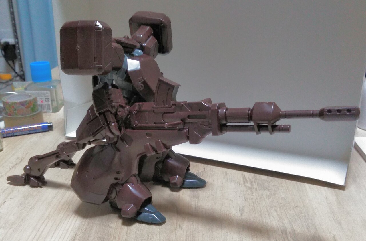 1/48 砲戦フレーム エステバリス(製作編) : 緑内障だけど