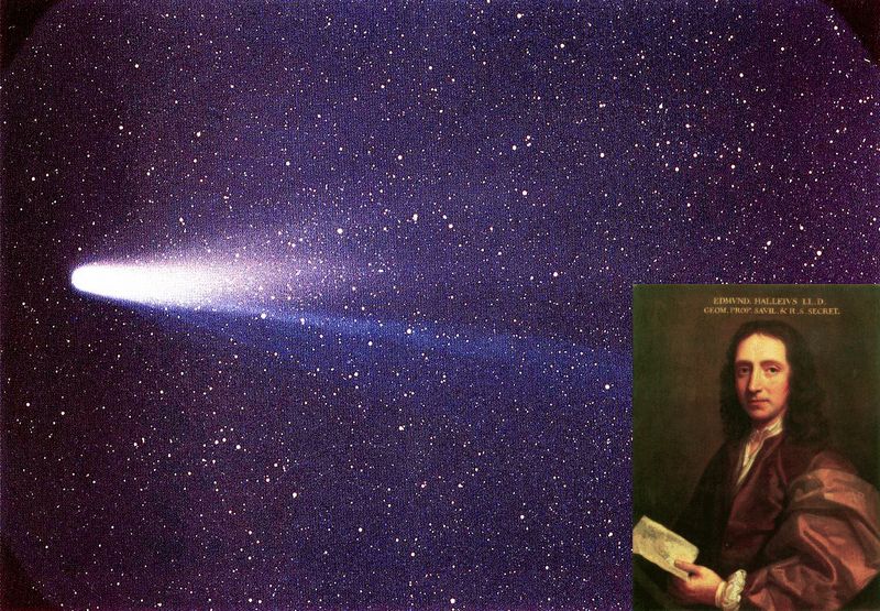 2422 ハレー彗星は刻々接近するといふ 他一首 万葉歳時記 一日一葉