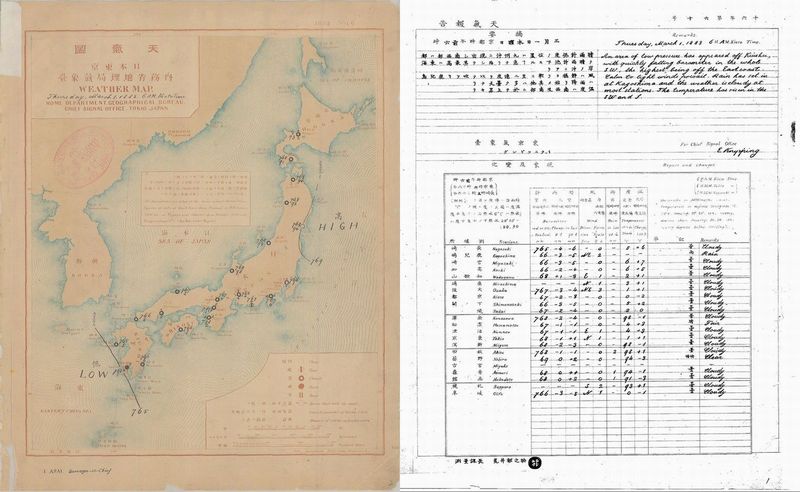 地上天気図