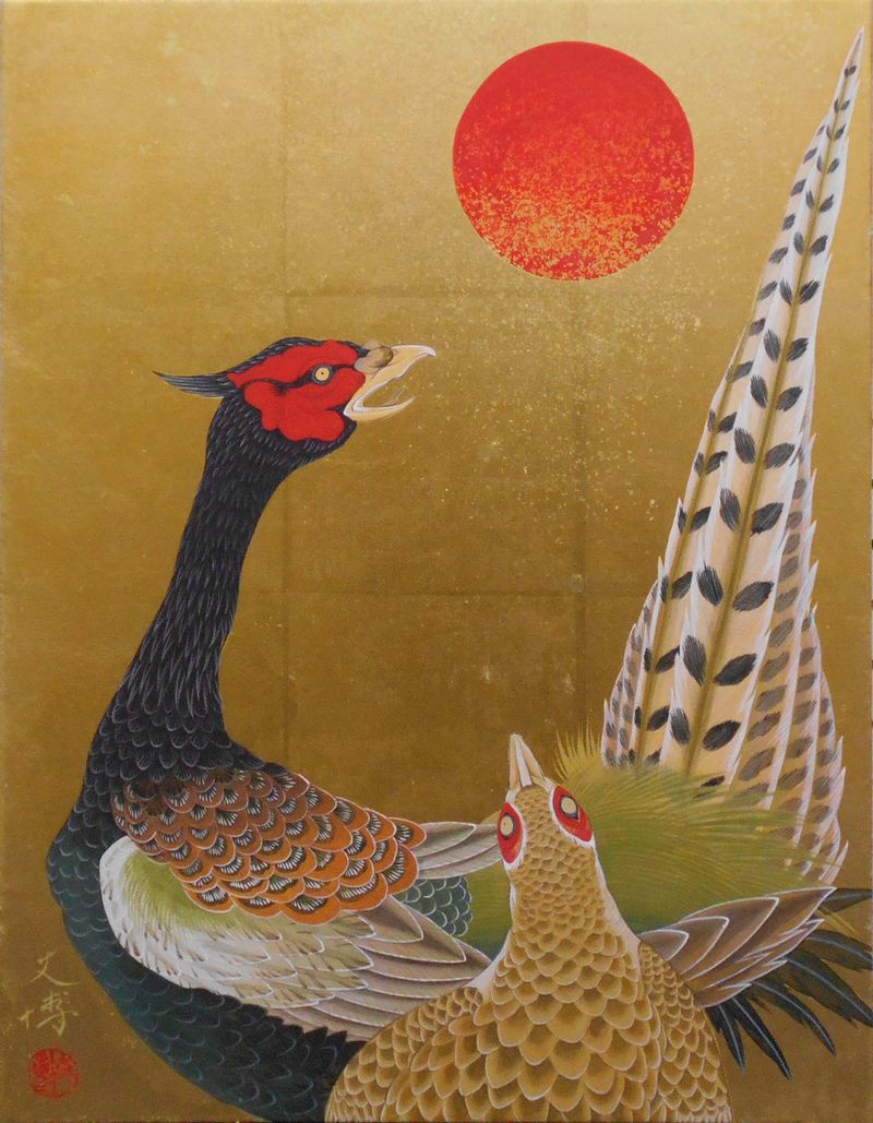 3023 あしひきの片山雉立ち行かむ 他一首 万葉歳時記 一日一葉 3023 あしひきの片山雉立ち行かむ 他一首 万葉歳時記 一日一葉