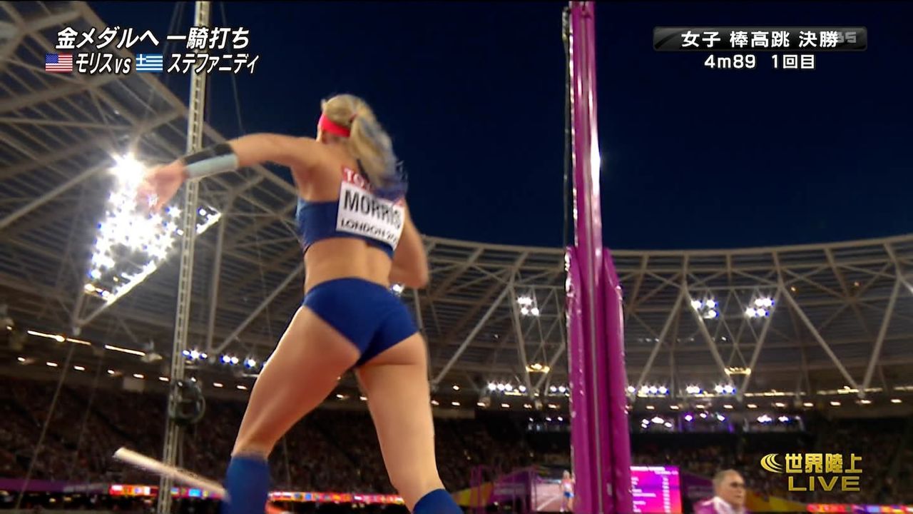 世界陸上の女子棒高跳びのプリップリのお尻ｗｗｗｗｗ ハローワーク速報
