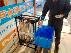 自社工場で水質検査4