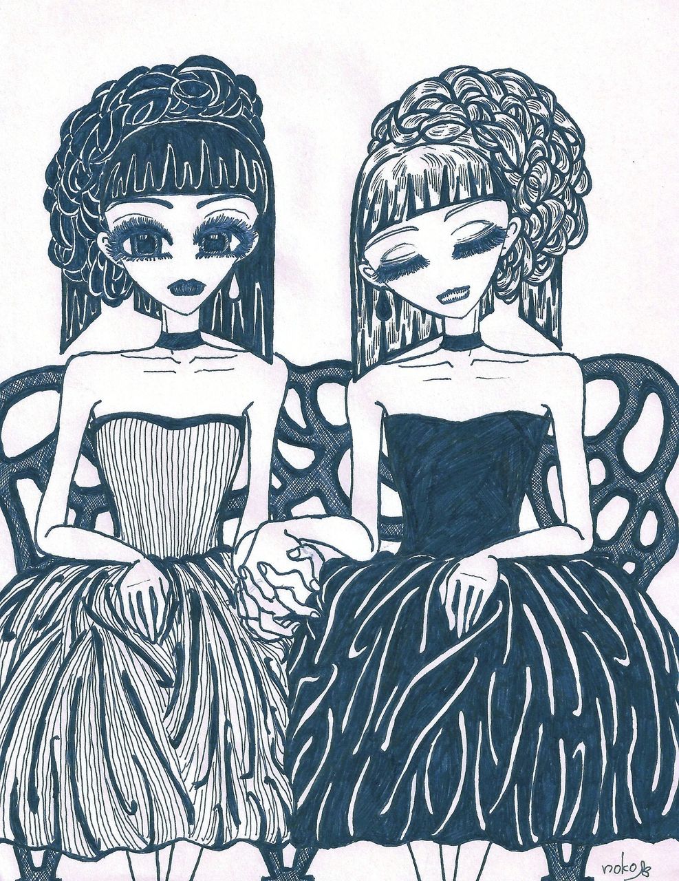 入院中に描いたイラスト ふわふわユレル