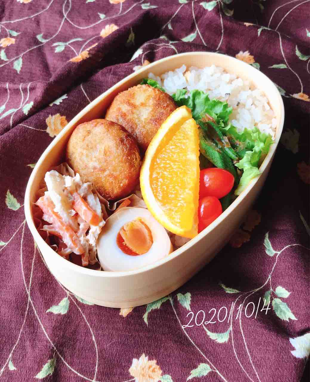 なんちゃって松茸ご飯とコロッケ弁当 今日は何を作りましょうか