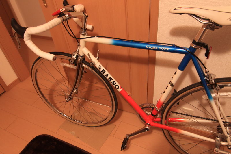 (おまけ多/初心者)クロモリロードバイク Basso Gap 1977 BASSO gap1977 2014