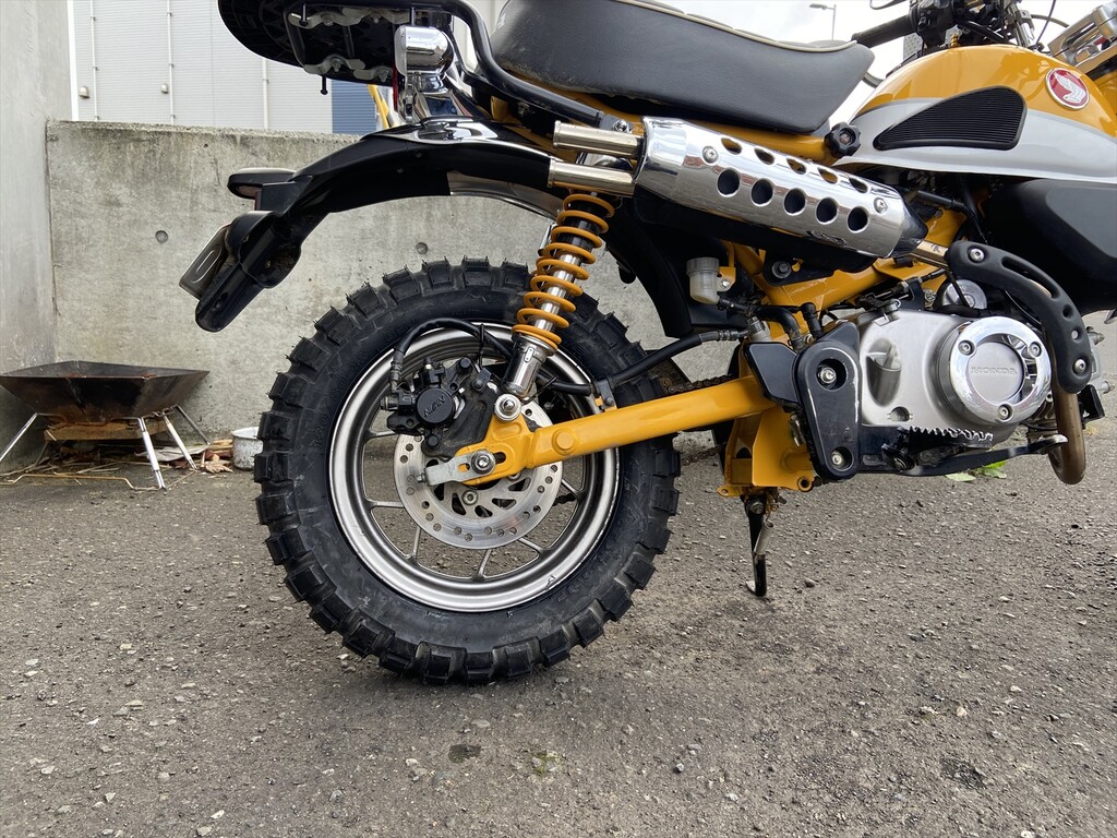モンキー125にircのトラクターグリップを履かせてみた 風のままに走る モンキー125にircのトラクターグリップを履かせてみた 風のままに走る