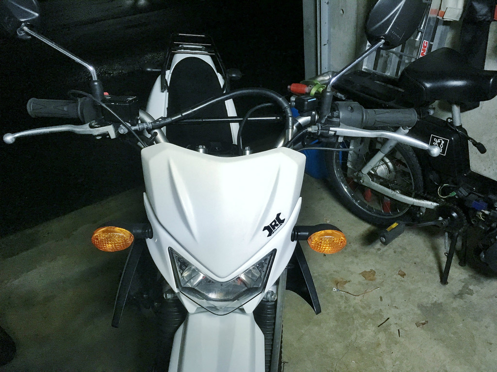 カワサキ KLX125 オフロード グリップヒーター 自賠責R8年9月迄 気軽に