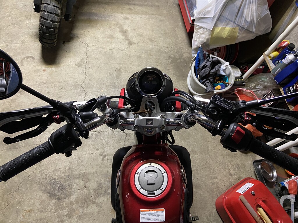 モンキー125にzetaスペシャライズドハンドルバーとバーライズキットを付けた 風のままに走る モンキー125にzetaスペシャライズドハンドルバーとバーライズキットを付けた 風のままに走る