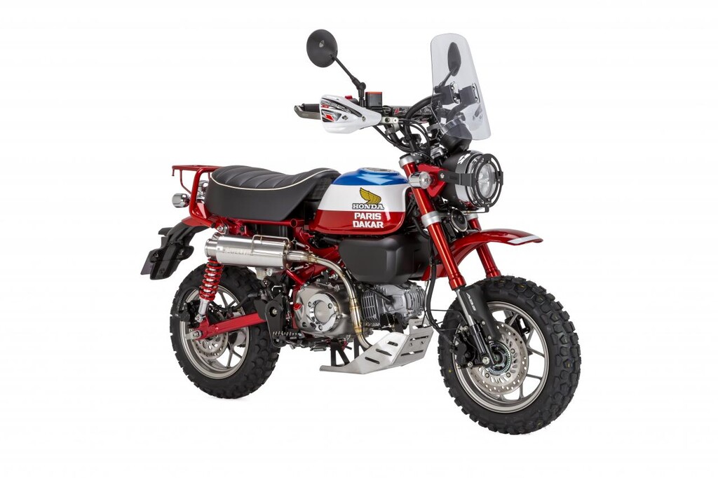 モンキーにｄｒｃオフロードミラー装着 風のままに走る