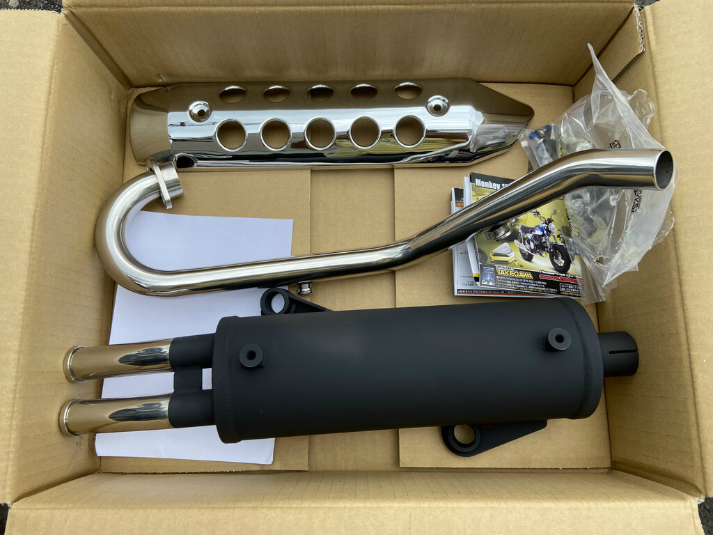 モンキー125　武川RSスポーツマフラー Webike | SP武川 SPタケガワ RSスポーツマフラー モンキー125(04