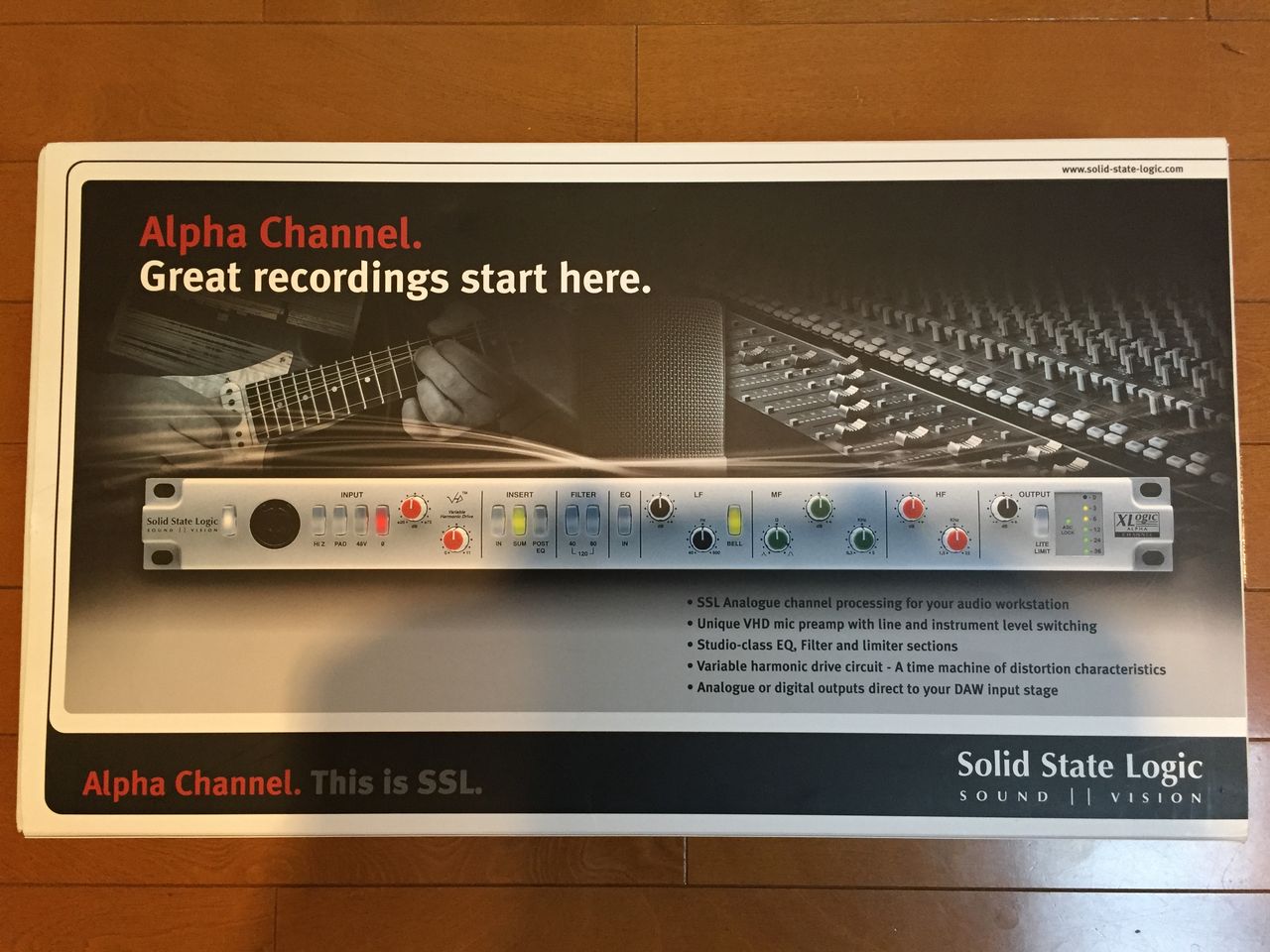 SSL:Alpha Channel Vol.01~SSLがウチにやってきた! : RigRiders SSL:Alpha Channel Vol.01~SSLがウチにやってきた! : RigRiders