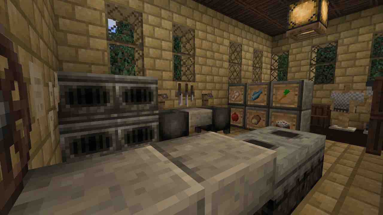 ハーフティンバー風のカフェ Riiiのマイクラ建築