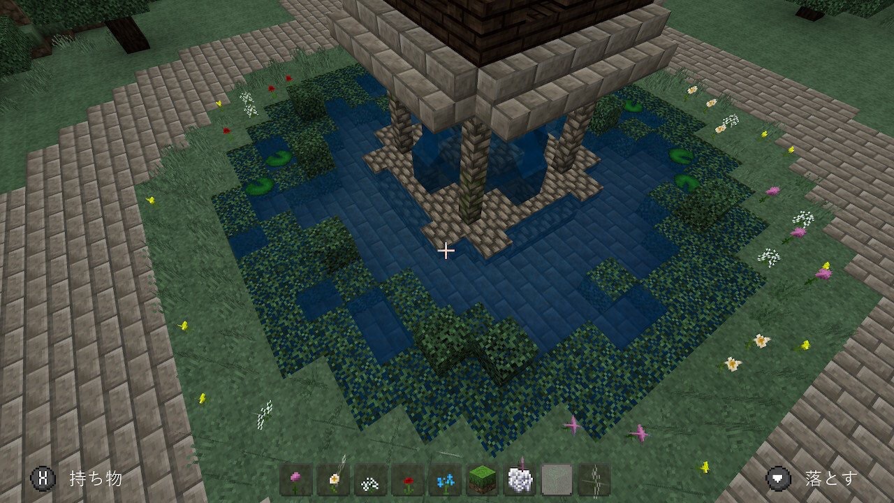 ファンタジーな噴水 Riiiのマイクラ建築 ファンタジーな噴水 Riiiのマイクラ建築