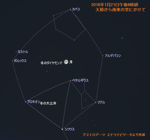 ☆16-0121ダイヤと月