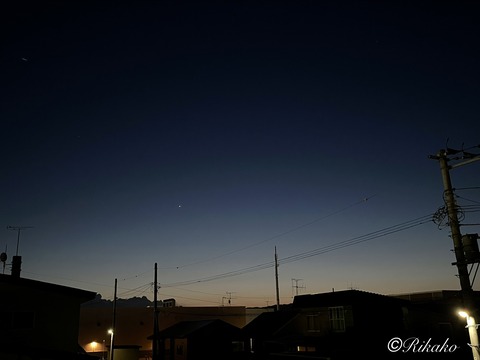 2026/04/22 夕空と金星