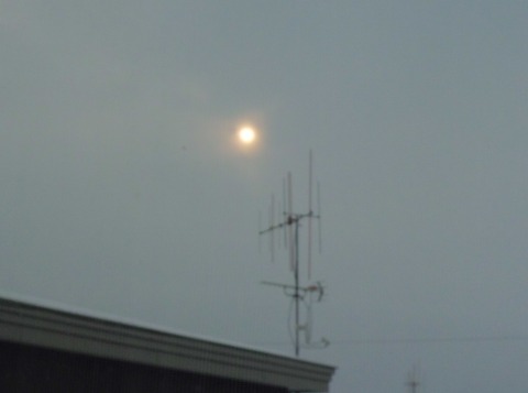 2014年1月25日　幻想的な太陽