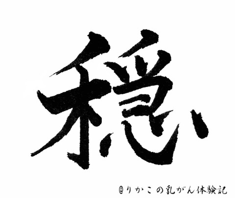 2019/12/12　今年の一文字
