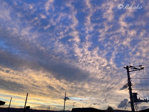 2022/08/28　夕焼け　①