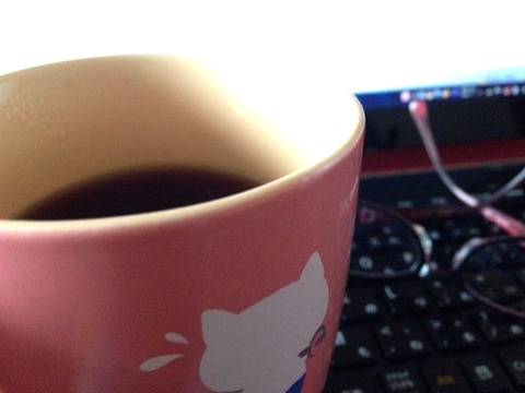 眠気覚ましの朝コーヒー