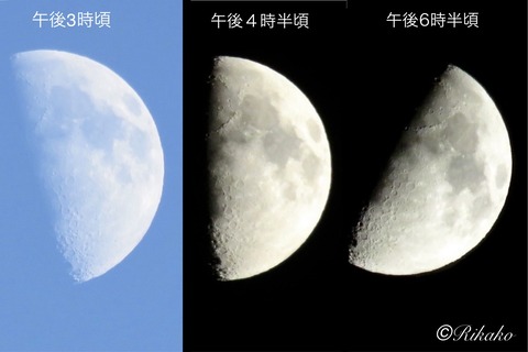 2025/12/28　上弦の月