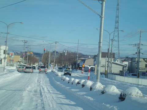 2013年12月28日　吹雪のあと